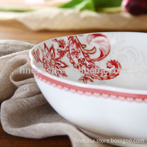 9 Inches Elegant Decorative Salad Bowl